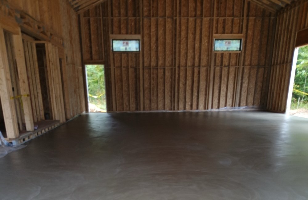 After Concrete Flatwork Done